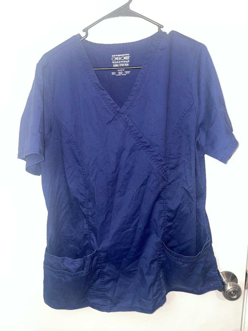 Cherokee Women's Scrub Top Size XL